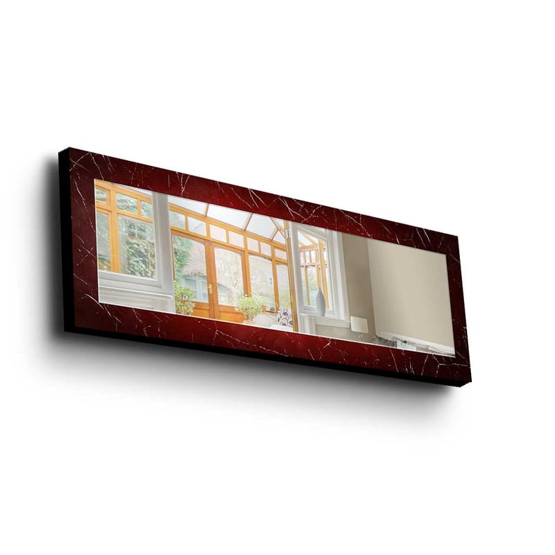 SHAMARY Dekorspegel 40x120 cm Christmas Spegelglas/Tyg - Inredning & dekor - Speglar - Väggspegel
