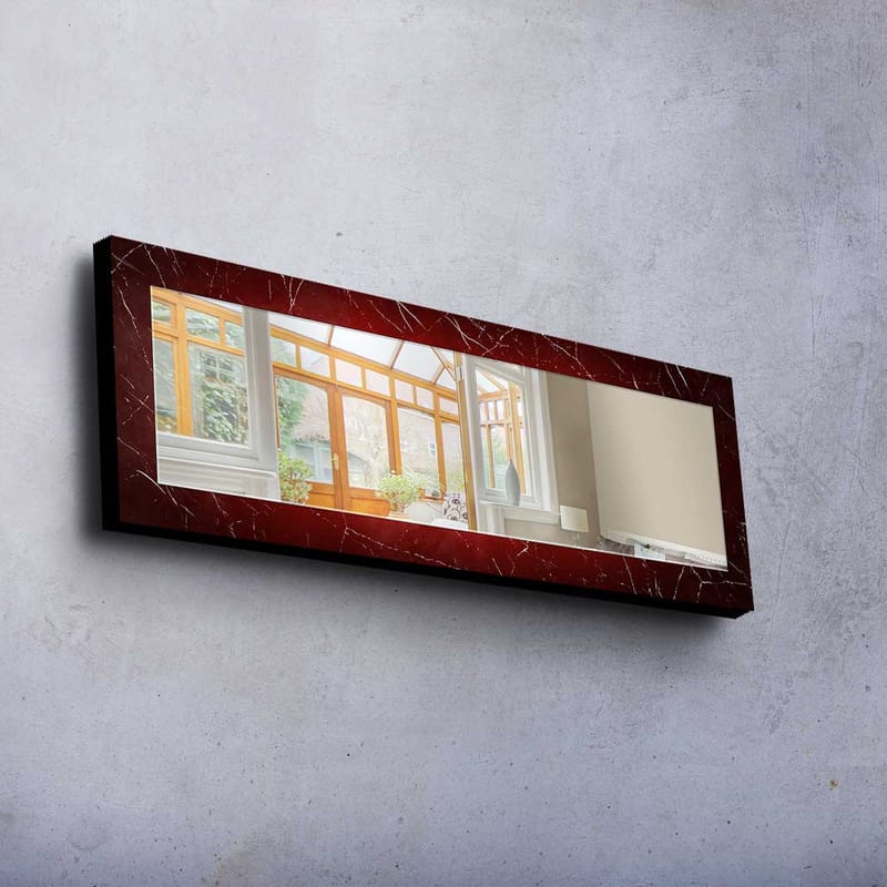 SHAMARY Dekorspegel 40x120 cm Christmas Spegelglas/Tyg - Inredning & dekor - Speglar - Väggspegel