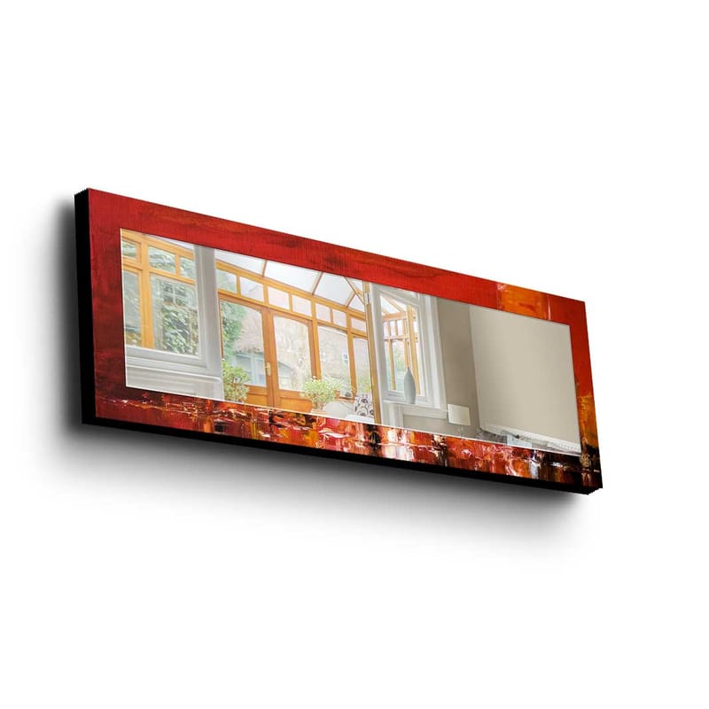 SHAMARY Dekorspegel 40x120 cm Christmas Spegelglas/Tyg - Inredning & dekor - Speglar - Väggspegel
