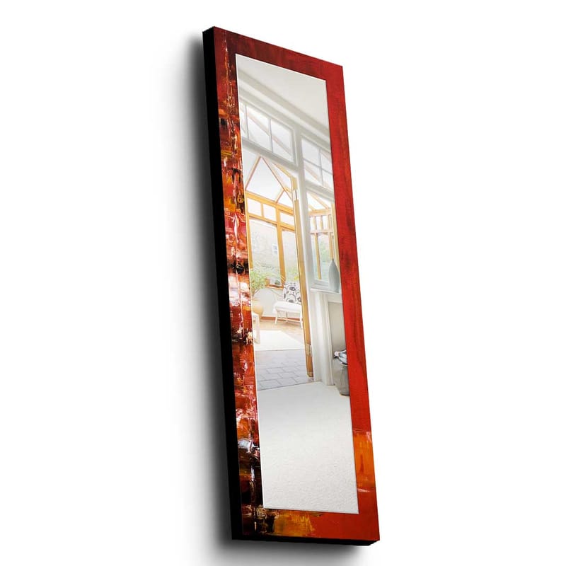 SHAMARY Dekorspegel 40x120 cm Christmas Spegelglas/Tyg - Inredning & dekor - Speglar - Väggspegel