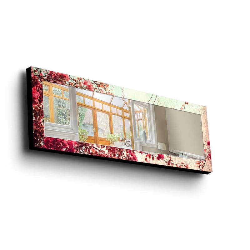 SHAMARY Dekorspegel 40x120 cm Christmas Spegelglas/Tyg - Inredning & dekor - Speglar - Väggspegel