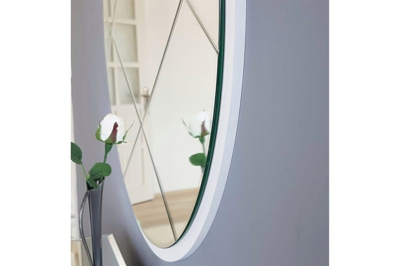 SHOLOM Dekorationsspegel 60 cm Silver - Inredning & dekor - Speglar - Väggspegel