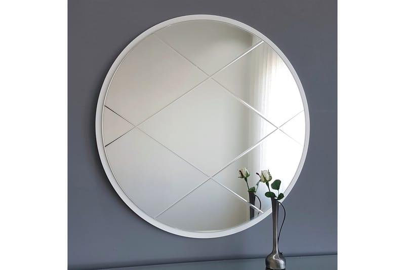 SHOLOM Dekorationsspegel 60 cm Silver - Inredning & dekor - Speglar - Väggspegel