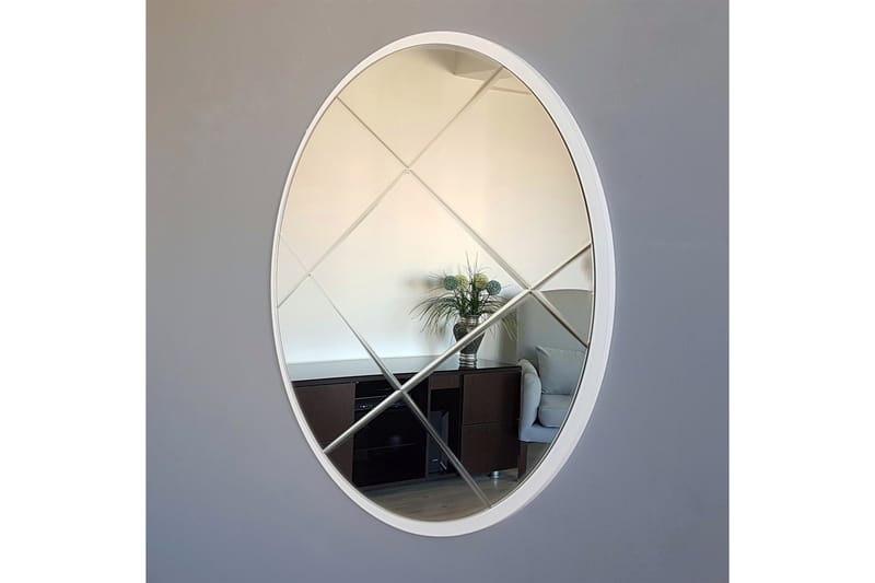 SHOLOM Dekorationsspegel 60 cm Silver - Inredning & dekor - Speglar - Väggspegel
