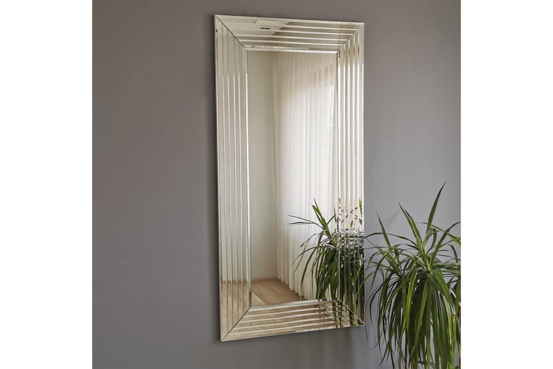 SOOFIELD Dekorationsspegel 130 cm Silver - Inredning & dekor - Speglar - Väggspegel