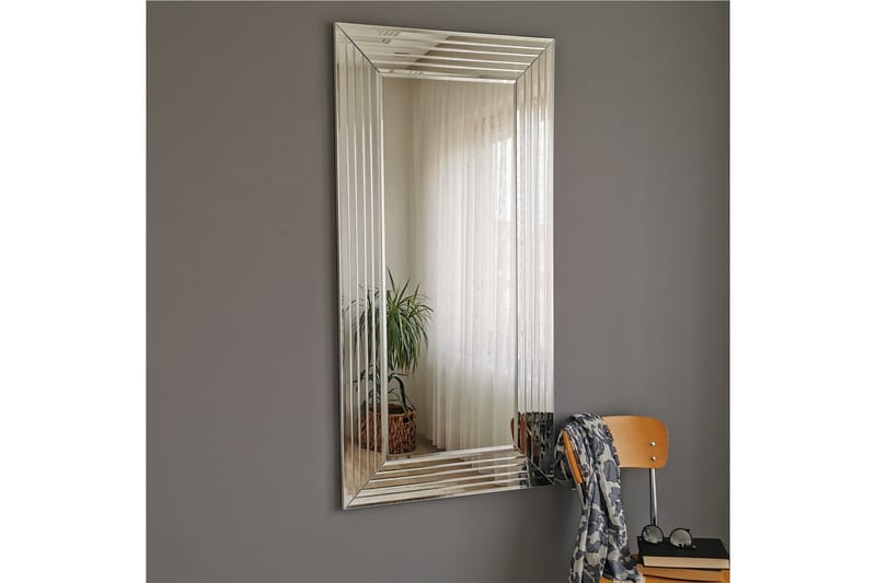SOOFIELD Dekorationsspegel 130 cm Silver - Inredning & dekor - Speglar - Väggspegel
