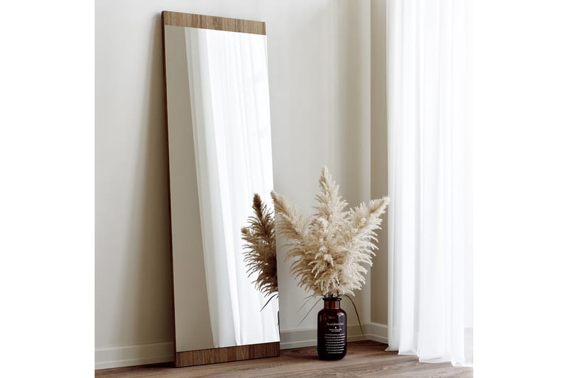 SPEGEL 40x120 cm Valnöt - Inredning & dekor - Speglar - Väggspegel