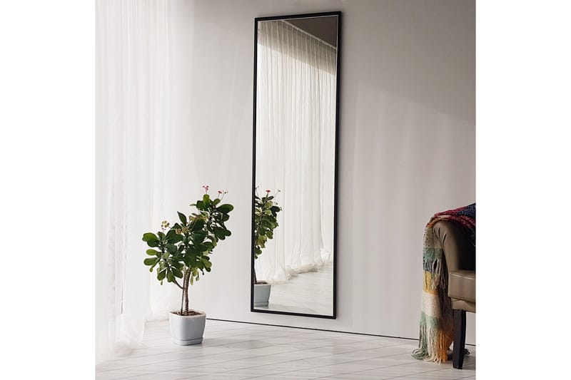 Spegel 60x50 cm - Svart - Inredning & dekor - Speglar - Väggspegel