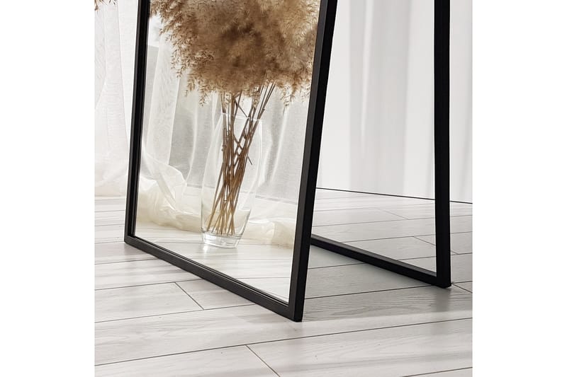 SPEGEL 60x50 cm Svart - Väggspegel - Helkroppsspegel