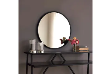 Spegel 60x60 cm - Metall/Svart - Inredning & dekor - Speglar - Väggspegel