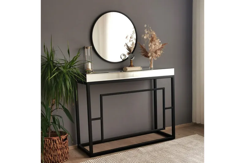 Spegel 60x60 cm - Metall/Svart - Inredning & dekor - Speglar - Väggspegel