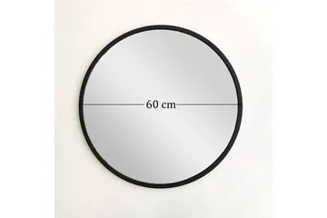 Spegel 60x60 cm - Metall/Svart - Inredning & dekor - Speglar - Väggspegel