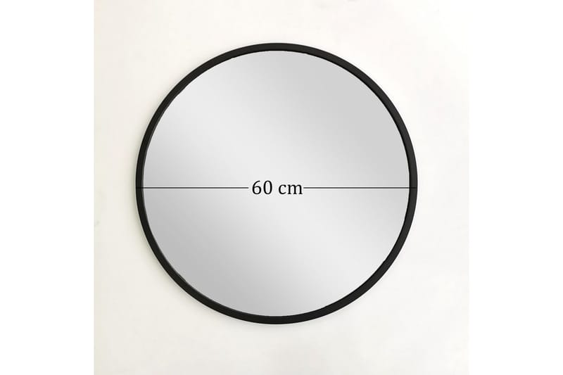 Spegel 60x60 cm - Svart - Inredning & dekor - Speglar - Väggspegel