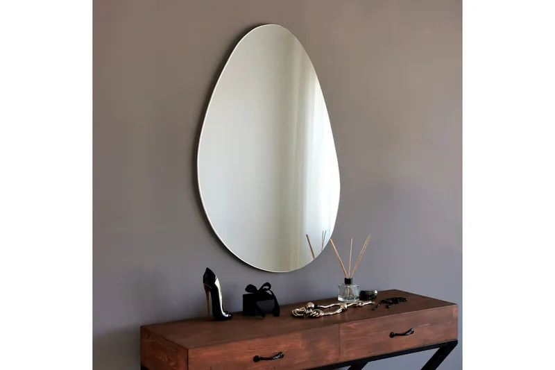 Spegel 60x90 cm - Svart - Inredning & dekor - Speglar - Väggspegel