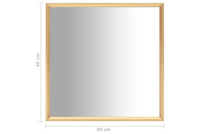 Spegel guld 40x40 cm - Guld - Inredning & dekor - Speglar - Väggspegel