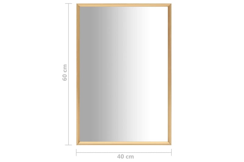 Spegel guld 60x40 cm - Guld - Inredning & dekor - Speglar - Väggspegel