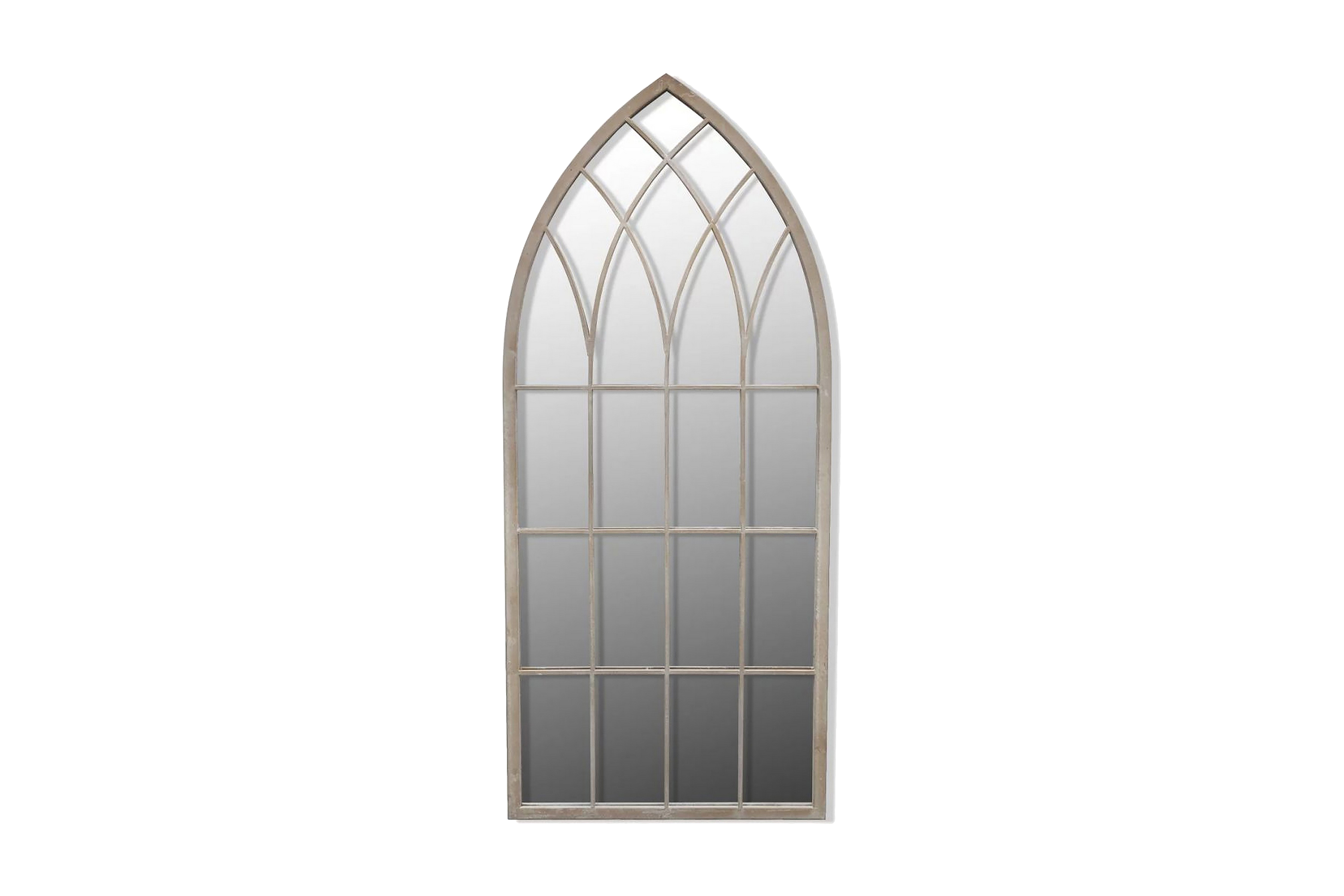 Spegel med gotisk design inom-/utomhus 50×115 cm – Grön