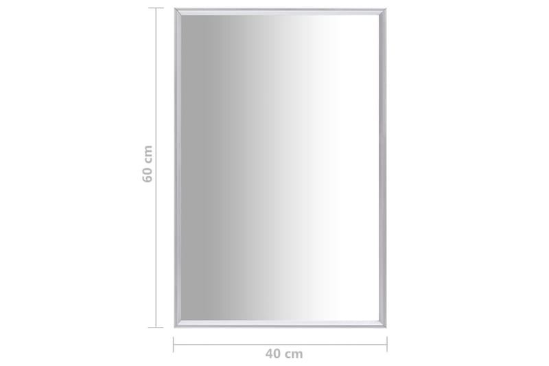 Spegel silver 60x40 cm - Silver - Inredning & dekor - Speglar - Väggspegel