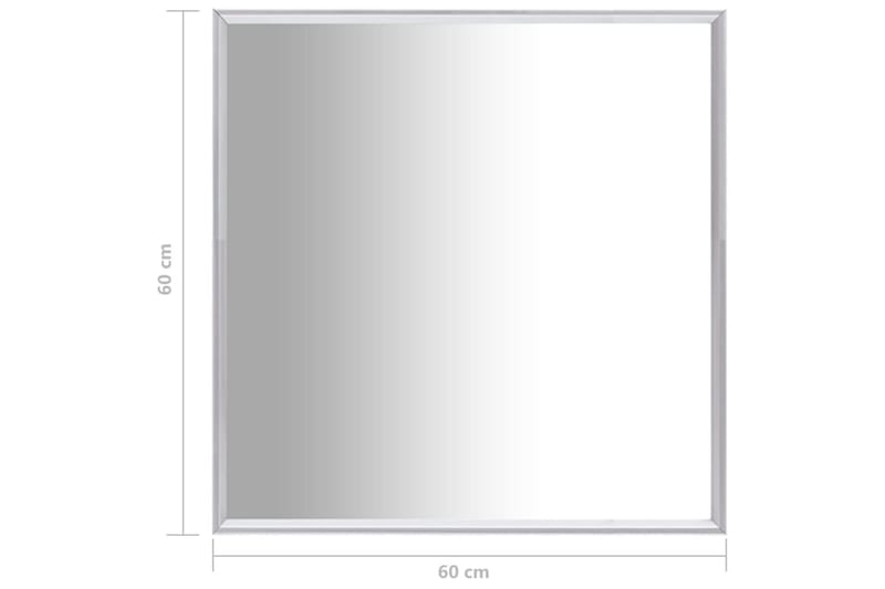 Spegel silver 60x60 cm - Silver - Inredning & dekor - Speglar - Väggspegel