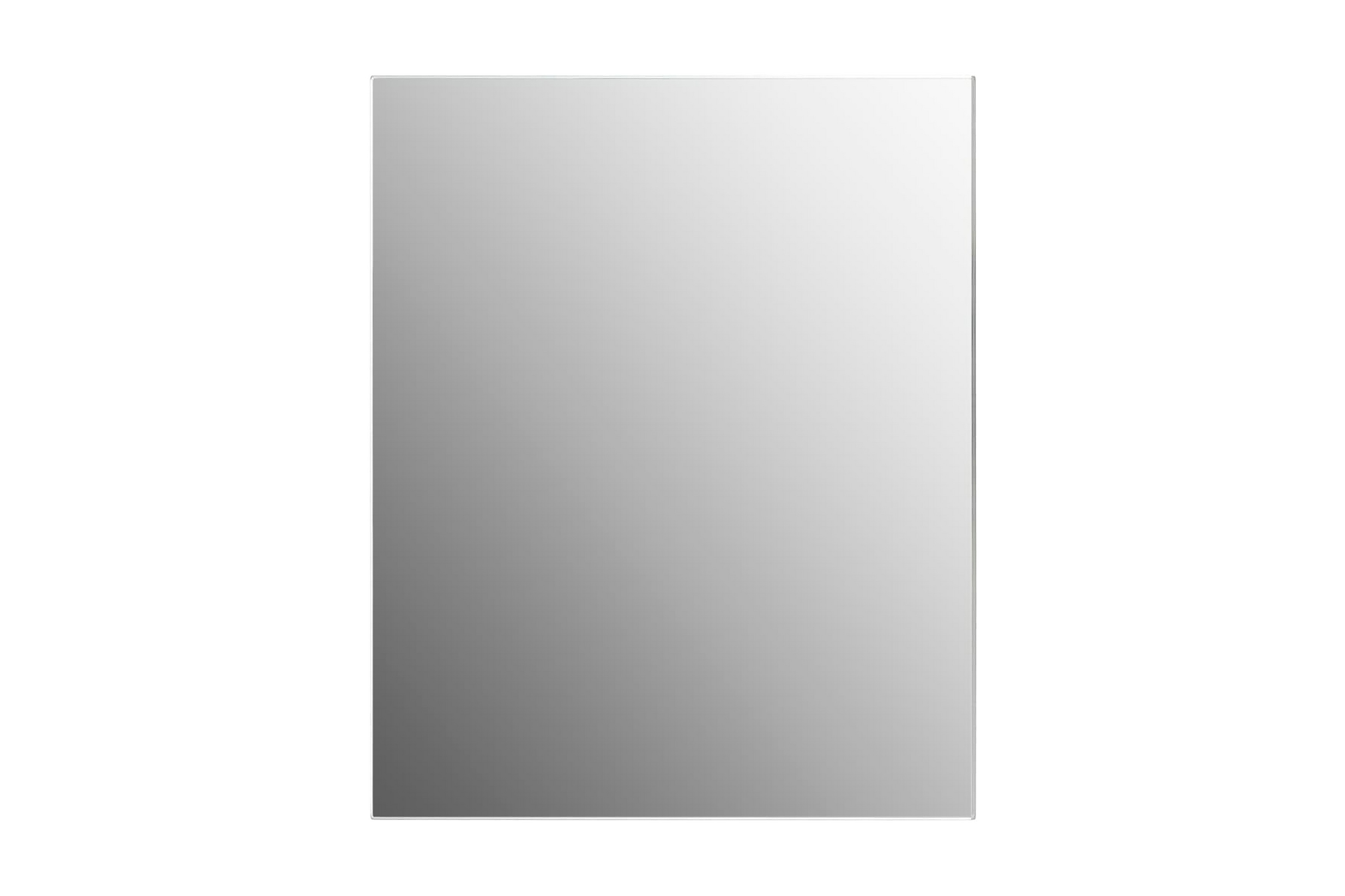 Be Basic Spegel utan ram 100×60 cm glas – Silver