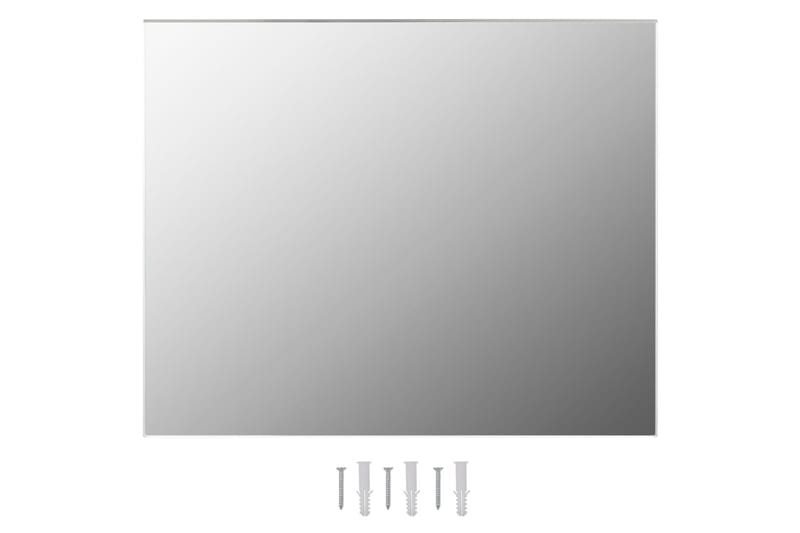 Spegel utan ram 100x60 cm glas - Silver - Väggspegel