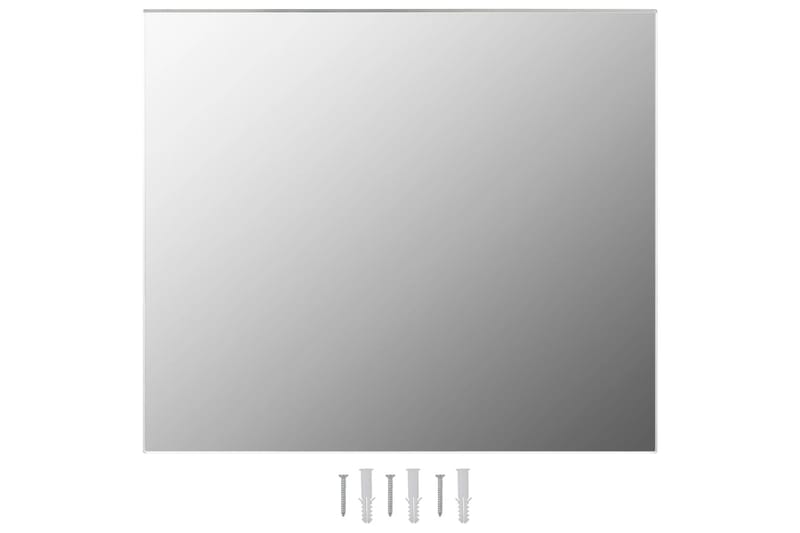 Spegel utan ram 70x50 cm glas - Silver - Inredning & dekor - Speglar - Väggspegel