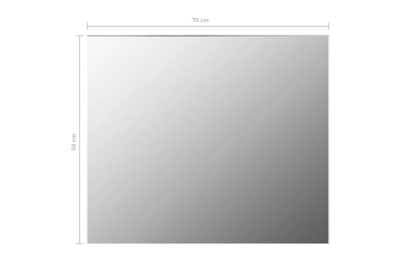 Spegel utan ram 70x50 cm glas - Silver - Inredning & dekor - Speglar - Väggspegel