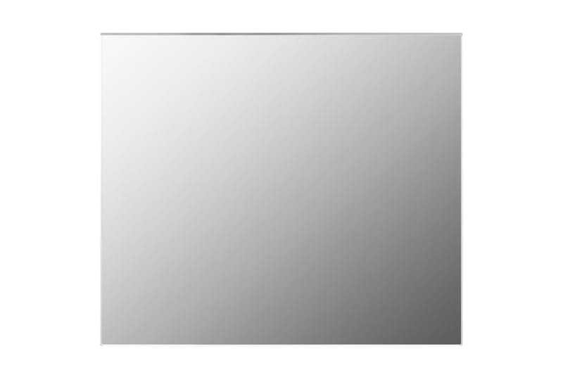 Spegel utan ram 80x60 cm glas - Silver - Väggspegel