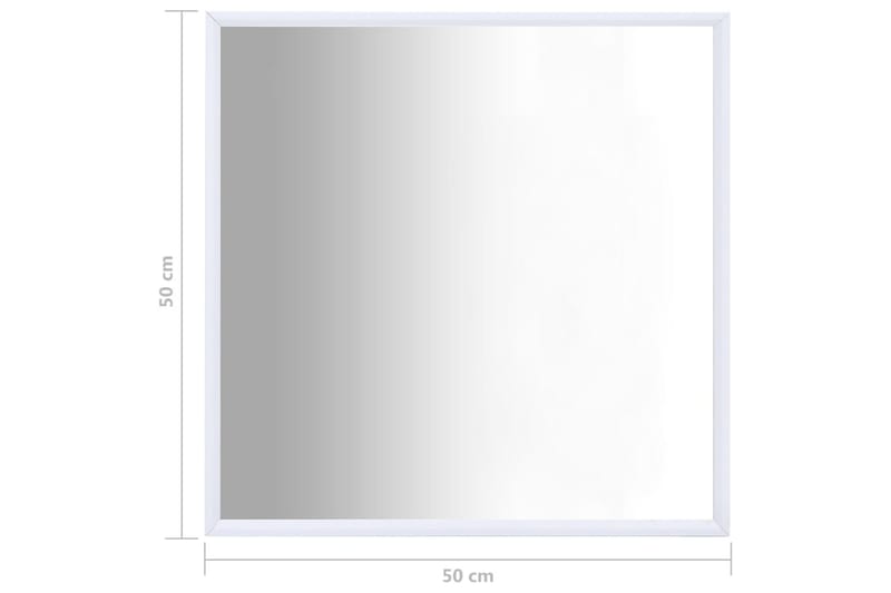 Spegel vit 50x50 cm - Vit - Inredning & dekor - Speglar - Väggspegel