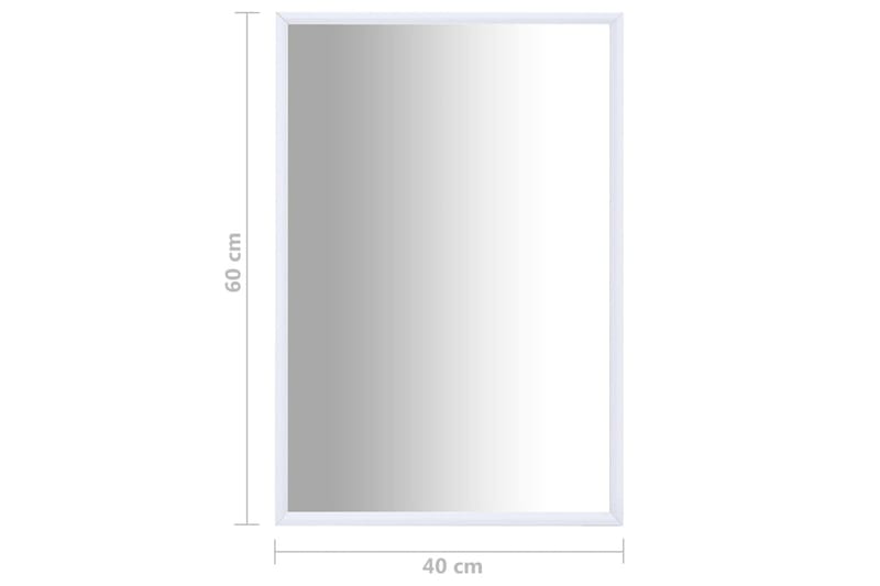 Spegel vit 60x40 cm - Vit - Inredning & dekor - Speglar - Väggspegel