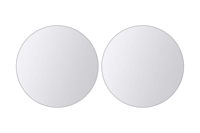 Spegelplattor 16 st runt glas - Silver - Inredning & dekor - Speglar - Väggspegel