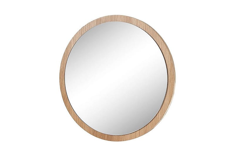 SRIDAV Spegel Rund 40 cm Natur - Väggspegel