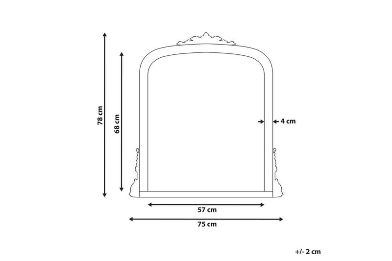 Väggspegel Sussey - Inredning & dekor - Speglar - Väggspegel
