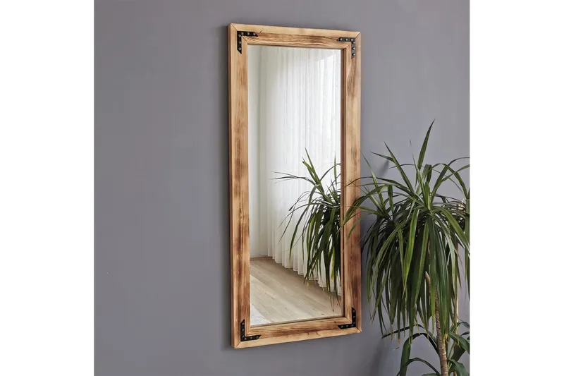 Tajahnae Dekorationsspegel 50 cm - Valnöt - Inredning & dekor - Speglar - Väggspegel