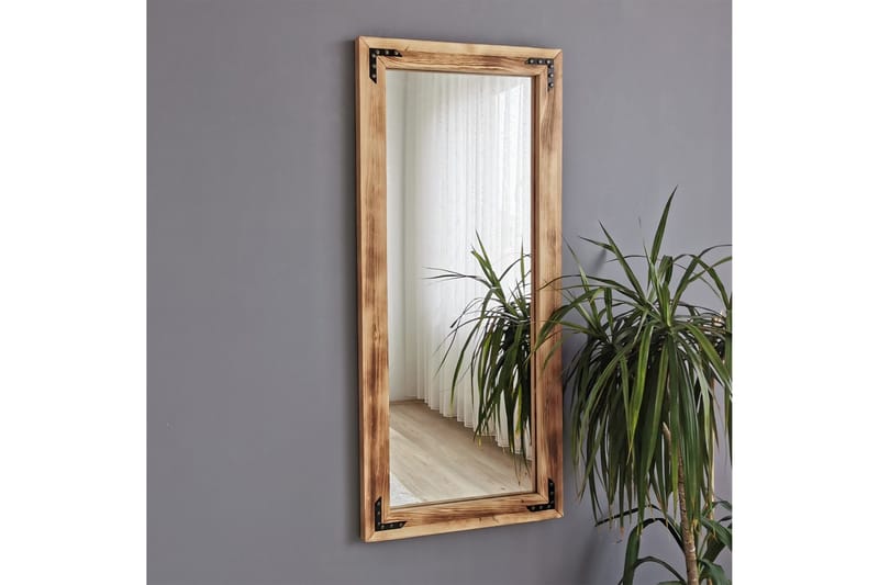 Tajahnae Dekorationsspegel 50 cm - Valnöt - Inredning & dekor - Speglar - Väggspegel