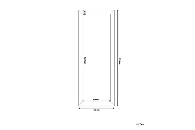 TOMBLIN Spegel 50x130 cm Guld - Inredning & dekor - Speglar - Väggspegel