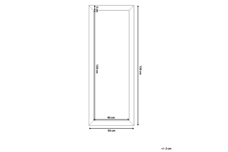 TOMBLIN Spegel 50x130 cm Guld - Inredning & dekor - Speglar - Väggspegel