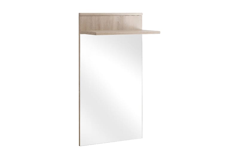 TUBOUGH Spegel 60x28x104 cm - Beige/Vit - Väggspegel