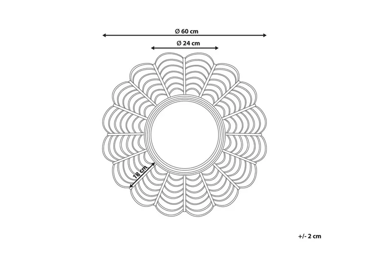 Väggspegel Tumbit - Inredning & dekor - Speglar - Väggspegel