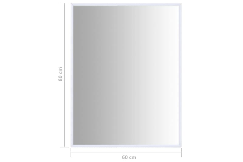 Väggspegel 80x60 cm vit - Vit - Inredning & dekor - Speglar - Väggspegel