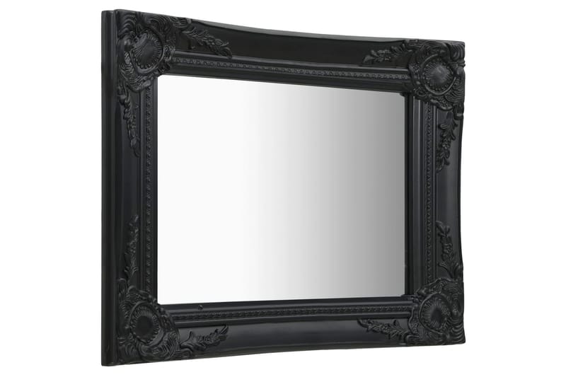 Väggspegel barockstil 50x40 cm svart - Inredning & dekor - Speglar - Väggspegel