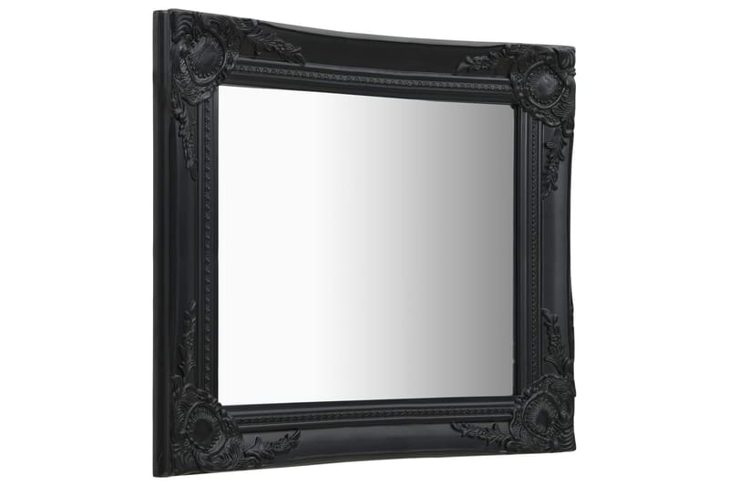 Väggspegel barockstil 50x50 cm svart - Inredning & dekor - Speglar - Väggspegel