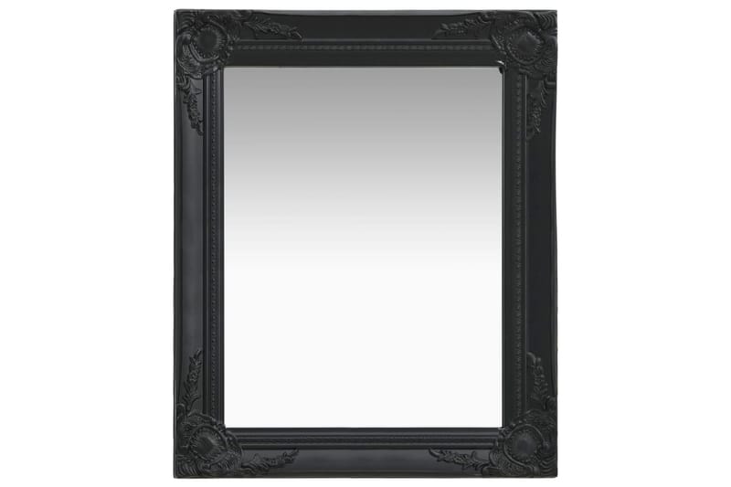 Väggspegel barockstil 50x60 cm svart - Inredning & dekor - Speglar - Väggspegel
