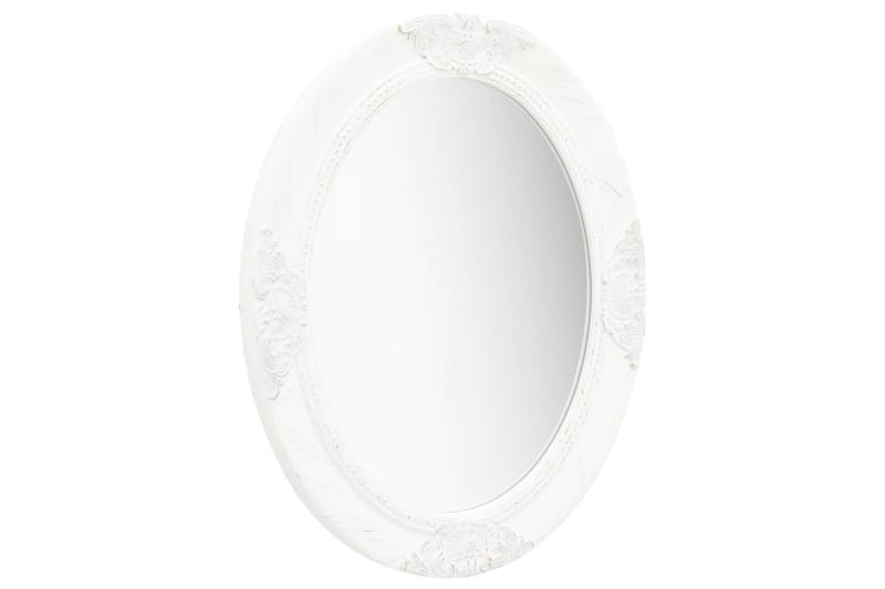Väggspegel barockstil 50x60 cm vit - Inredning & dekor - Speglar - Väggspegel