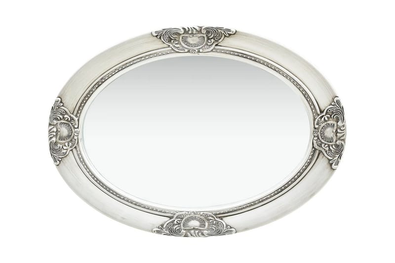 Väggspegel barockstil 50x70 cm silver - Inredning & dekor - Speglar - Väggspegel