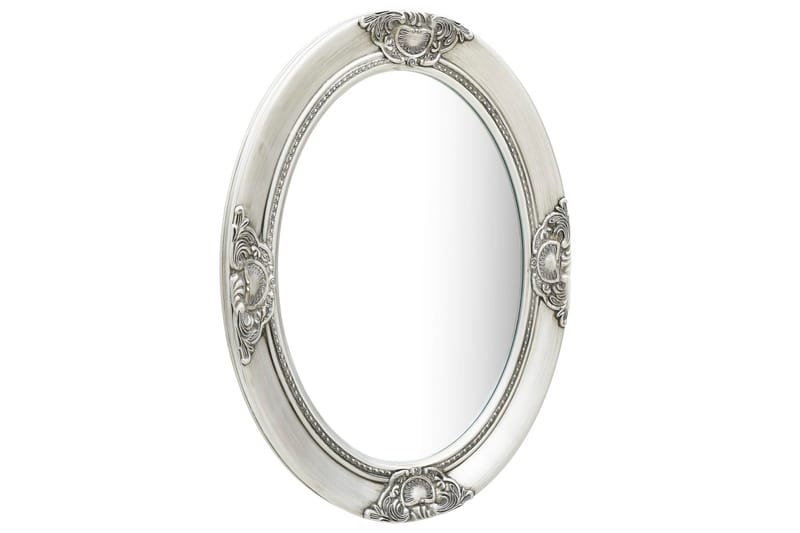 Väggspegel barockstil 50x70 cm silver - Inredning & dekor - Speglar - Väggspegel