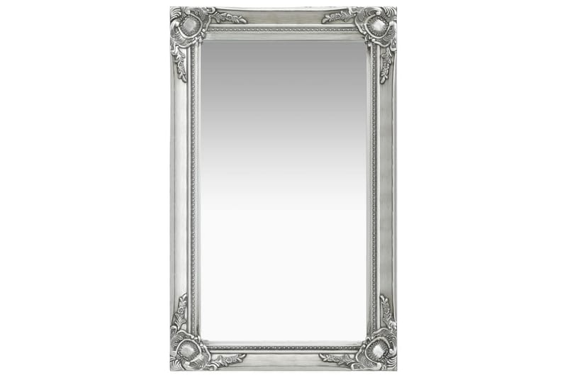 Väggspegel barockstil 50x80 cm silver - Inredning & dekor - Speglar - Väggspegel