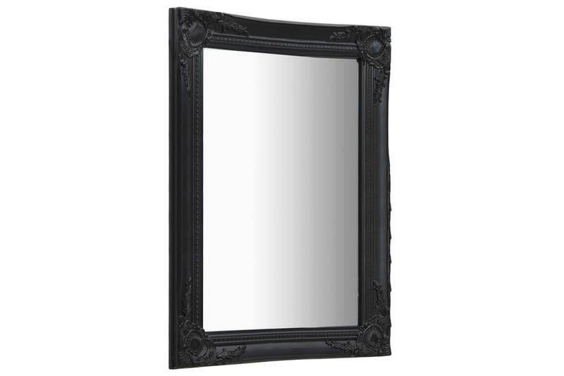 Väggspegel barockstil 50x80 cm svart - Inredning & dekor - Speglar - Väggspegel