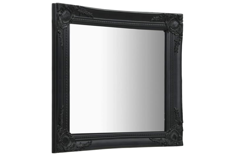 Väggspegel barockstil 60x60 cm svart - Inredning & dekor - Speglar - Väggspegel