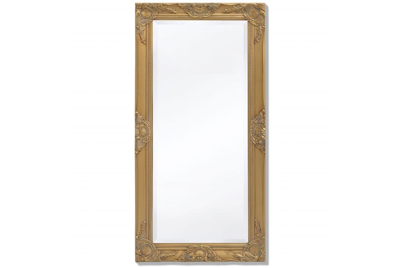Väggspegel i barockstil 100x50 cm guld - Guld - Inredning & dekor - Speglar - Väggspegel